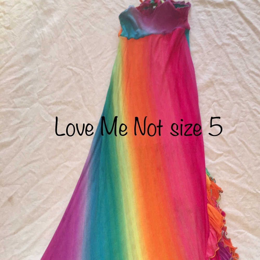 Boutique Loves Me Not Rainbow dress